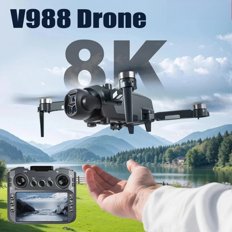 Drone Thermal Imaging - Drone Originale V988 con Doppia Fotocamera