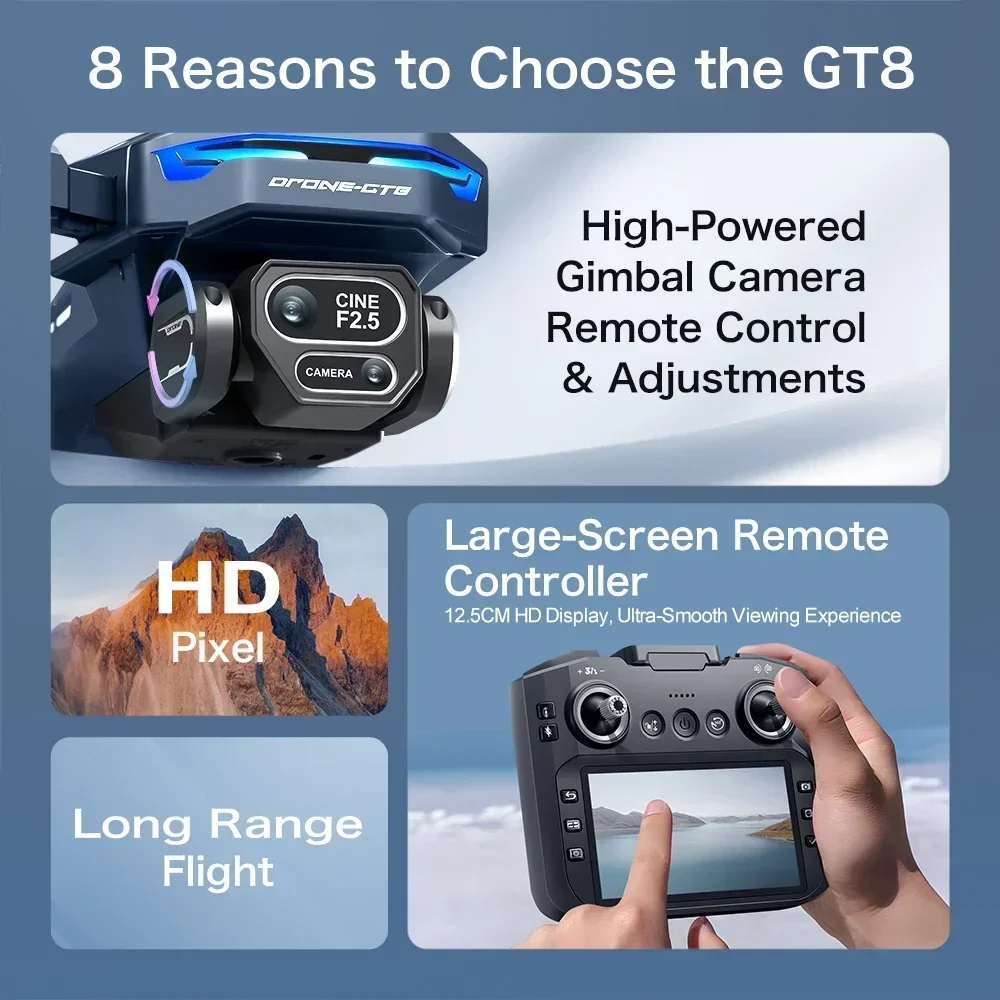 Drone 4K HD GT8 Fotocamera Evi - Drone Thermal Imaging recensione e prezzo